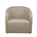 Ver imagem 4 de Kit 2 Poltrona Decorativa Recepção Sala de Estar Lara Veludo Cor:bege