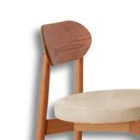 Ver imagem 7 de Conjunto Sala de Jantar Mesa 135cm Tampo Redondo Laminado e 4 Cadeiras Hope