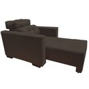 Ver imagem 1 de Sofá Poltrona 1 lugar Retrátil e Reclinável Veneza Marrom - Moveis Aguias