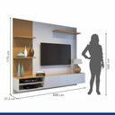 Ver imagem 3 de Home Suspenso Montana 2 Portas 3 Prateleiras Valdemóveis