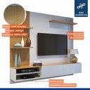 Ver imagem 4 de Home Suspenso Montana 2 Portas 3 Prateleiras Valdemóveis