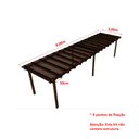 Ver imagem 4 de Cobertura Policarbonato Alveolar 8,00m x 3,00m - Bronze 4mm