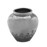 Vaso de Cerâmica Prateado Colonial Rustico para Decoração Espressione Vaso Decorativo Prata, Vaso Pr - 2