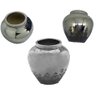 Vaso de Cerâmica Prateado Colonial Rustico para Decoração Espressione Vaso Decorativo Prata, Vaso Pr - 9