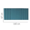Ver imagem 2 de Painel Estofado Grécia Queen Size Madeira Maciça Suede Turquesa Gat Magazine 160cm