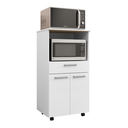 Ver imagem 1 de Balcão de Cozinha com 2 Portas e 1 Gaveta Sevilha Branco