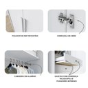 Ver imagem 3 de Guarda Roupa Casal Bellagio 6 Portas e 6 Gavetas com Espelho Novo Horizonte