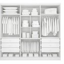 Ver imagem 2 de Guarda Roupa Casal Bellagio 6 Portas e 6 Gavetas com Espelho Novo Horizonte