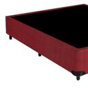 Ver imagem 1 de Cama Box Queen Suede(1.58X1.98):VERMELHO