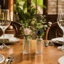Ver imagem 7 de Jogo 12 Vasos Sortidos Vidro Lyor Decoração Mesa Posta Eventos Arranjo Flores Restaurante
