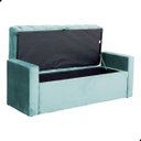 Ver imagem 3 de Calçadeira de Sapatos Baú Estofada 140 Cm Casal Veludo Emma