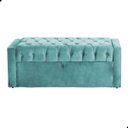 Ver imagem 4 de Calçadeira de Sapatos Baú Estofada 140 Cm Casal Veludo Emma