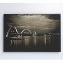 Ver imagem 7 de Quadro Ponte Jk Brasília - 90x60 Cm - Adesivo Fotográfico