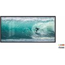Ver imagem 2 de Quadro Mosaico Onda Mar Surf 130x60 Moldura Preta 2x2