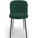 Ver imagem 3 de Kit 3 Cadeiras Sala de Jantar Estofada Gavi L02 Suede Verde Musgo - Lyam Decor