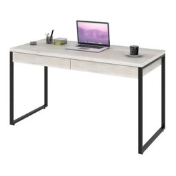 Mesa Escritório Office Estilo Industrial 1,10 M C/ 2 Gavetas - 2