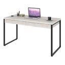 Ver imagem 3 de Mesa Escritório Office Estilo Industrial 1,10 M C/ 2 Gavetas