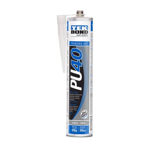Adesivo Pu 40 Cinza Cartucho 310ml - Tekbond 21014001000