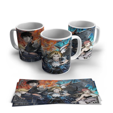 Caneca Fullmetal Alchemist Modelo 18
