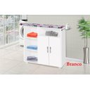 Ver imagem 4 de Tabua de passar roupa AT Branca 2 portas c/ apoio para ferro PASSE BEM