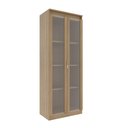 Ver imagem 5 de Armário Multiuso Lavanderia 60cm 4 Prateleiras 2 Portas Vidro Franci T02-D'Rossi