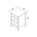 Ver imagem 3 de Mesa De Cabeceira Ditália Conjunto Com 2 Un. Dm-113 Branco