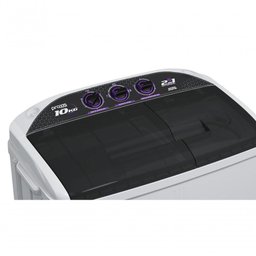 Lavadora 2 em 1 10 Kg Lava 6 Kg e Centrifuga 4 Kg Praxis Eletrodomésticos 127v - 2