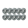 Kit 10 Rolamentos 6201 Zz Rígido 12x32x10 - 1