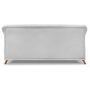 Ver imagem 5 de Sofa 3 Lugares Retro Polo 200cm com Almofada Linho Grigio Ezz Grigio