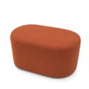 Ver mais imagens de Kit Sofá + Puf Star 210 cm Orgânico 2 Lugares Sala Recepção:Terra Cota/Bouclé