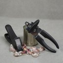 Ver imagem 6 de Kit abridor de lata espremedor de alho 2 pçs preto - Oikos