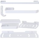 Ver imagem 1 de Kit de Acessórios para Banheiro Branco 6 Peças Fs.zmt