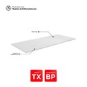 Ver mais imagens de Balcão Buffet Gabinete de Cozinha Lux 120cm 100% Mdf com Tampo 03 Portas Branco - Abmaza