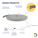Ver imagem 3 de Moldura Roda Meio Eva Autocolante Marte 3,5cmx5mm 25 Metros - Cinza