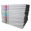 Ver imagem 1 de Kit 14 Panos de Prato Atoalhado 100% Algodão 45x70cm Felpudo Premium Para Cozinha