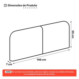 Cabeceira Painel Orgânico Cama Box Casal Padrão Aira 140cm Dobrável Bouclé Verde Menta - Desk Design - 4