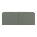 Ver imagem 6 de Cabeceira Painel Orgânico Cama Box Casal Padrão Aira 140cm Dobrável Bouclé Verde Menta - Desk Design