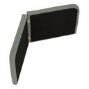 Ver imagem 5 de Cabeceira Painel Orgânico Cama Box Casal Padrão Aira 140cm Dobrável Bouclé Verde Menta - Desk Design