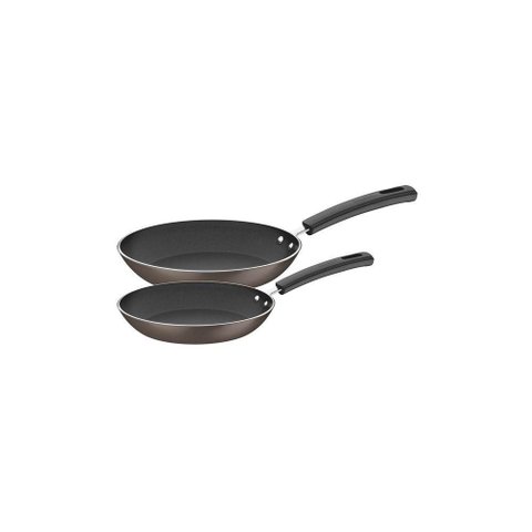 Jogo de Frigideiras Sicília Alumínio Antiaderente Starflon Excellent Avelã 2 Pçs- 24/28cm