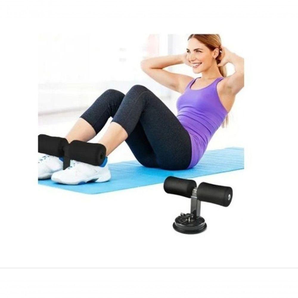 Suporte Abdominal Ventosa Exercicio Musculacao Sit Preto - 2