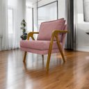 Ver imagem 2 de Poltrona Shine Decorativa Reforçada para Sala Escritório Recepção Tecido Bouclé Premium