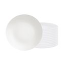 Ver imagem 1 de Conjunto de Pratos Raso Leonora 12 Peças em Porcelana Branca 25 Cm - Tramontina 96010204