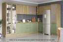 Ver imagem 2 de Armário de Cozinha Modulada Completa de Canto 12 Peças 3,39x2,28m 200 Botanic Kappesberg