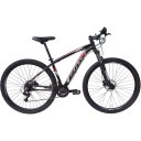 Ver imagem 1 de BICICLETA ARO 29 OTTUS 21V CÂMBIO SHIMANO MTB FREIO DISCO - PRETO + VERMELHO:19