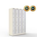 Ver imagem 1 de Armário de Aço 12 Portas - Nk 4303 Nilko Armários Bege Chave Padrão