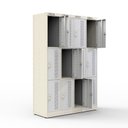 Ver imagem 3 de Armário de Aço 12 Portas - Nk 4303 Nilko Armários Bege Chave Padrão