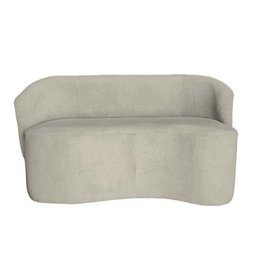 Sofá Recamier Orgânico Bouclê Bege - D'classe Decor - 4