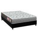 Ver imagem 1 de Conjunto Box Viúva: Colchão Espuma Orthoflex D23 Comfortpedic + Base Crc Suede Black (128x188)
