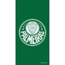Toalha De Praia Buettner Veludo Brasão Palmeiras 02 Verde - 1