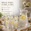 Ver mais imagens de Jogo Jarra + 6 Copo Vidro Rozana
